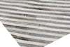 Exquisite Rugs Natural Hide 2211 Silver/Ivory Area Rug Corner Image