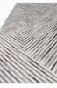 Exquisite Rugs Natural Hide 2211 Silver/Ivory Area Rug Closeup Image