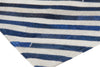 Exquisite Rugs Natural Hide 2212 Navy/Ivory Area Rug Corner Image