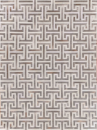 Exquisite Rugs Natural Hide 2214 Ivory/Charcoal/Multi Area Rug main image