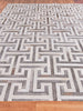 Exquisite Rugs Natural Hide 2214 Ivory/Charcoal/Multi Area Rug Closeup Image