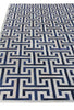 Exquisite Rugs Natural Hide 2216 Blue/Multi Area Rug Closeup Image