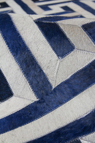 Exquisite Rugs Natural Hide 2216 Blue/Multi Area Rug Pile Image