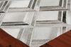 Exquisite Rugs Natural Hide 2217 Gray Area Rug Corner Image