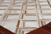 Exquisite Rugs Natural Hide 2218 Beige Area Rug Corner Image
