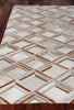 Exquisite Rugs Natural Hide 2218 Beige Area Rug Closeup Image