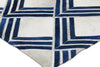 Exquisite Rugs Natural Hide 2219 Navy/Multi Area Rug Corner Image