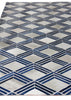 Exquisite Rugs Natural Hide 2219 Navy/Multi Area Rug Closeup Image