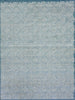 Exquisite Rugs Pavilion 2224 Blue/Silver Area Rug by The Met main image