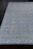 Exquisite Rugs Pavilion 2224 Blue/Silver Area Rug by The Met Closeup Image