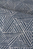 Exquisite Rugs Pavilion 2224 Blue/Silver Area Rug by The Met Pile Image