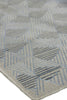 Exquisite Rugs Pavilion 2225 Ivory/Gray Area Rug by The Met Corner Image