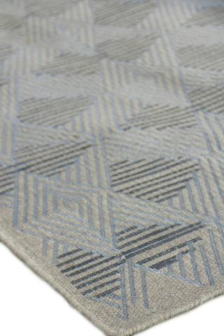 Exquisite Rugs Pavilion 2225 Ivory/Gray Area Rug by The Met Corner Image