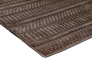 Exquisite Rugs Addison 2242 Brown Area Rug Corner Image