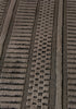 Exquisite Rugs Addison 2242 Brown Area Rug Closeup Image