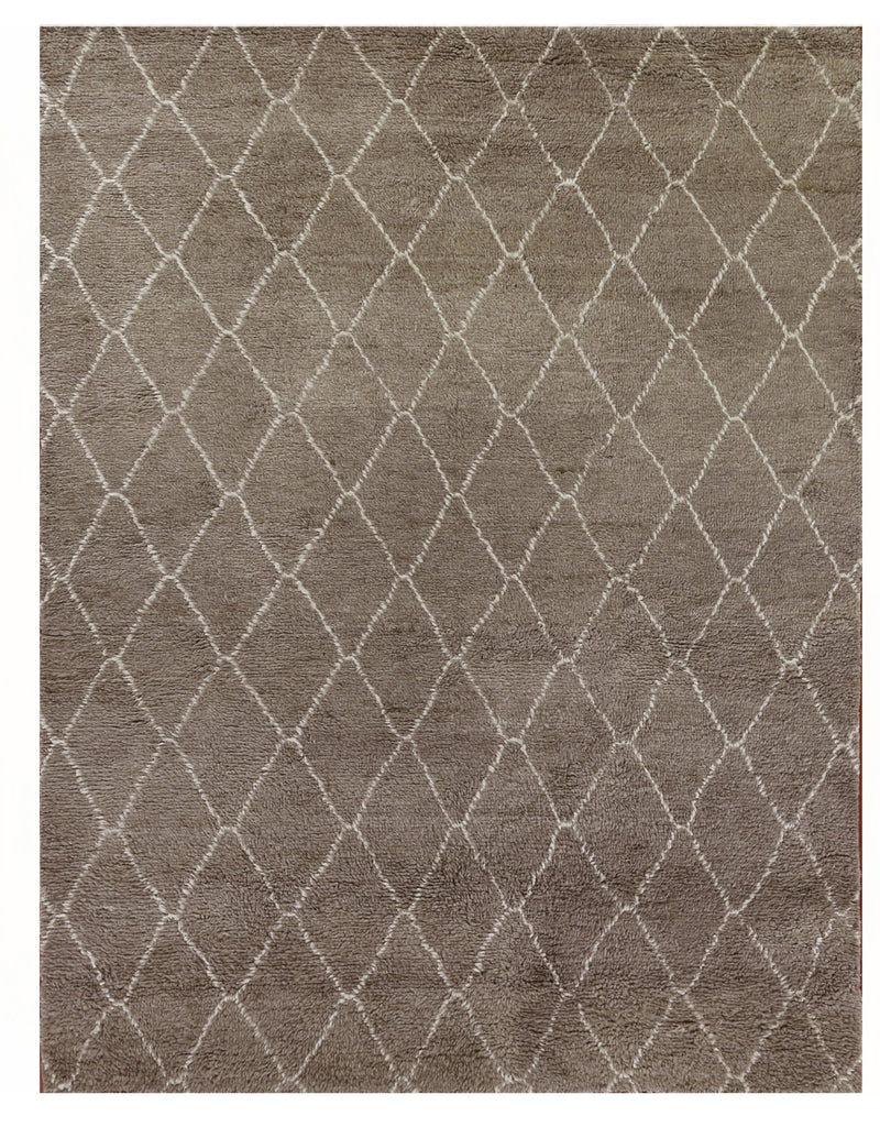 Exquisite Rugs Moroccan 2250 Brown Area Rug main image