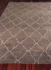 Exquisite Rugs Moroccan 2250 Brown Area Rug Closeup Image