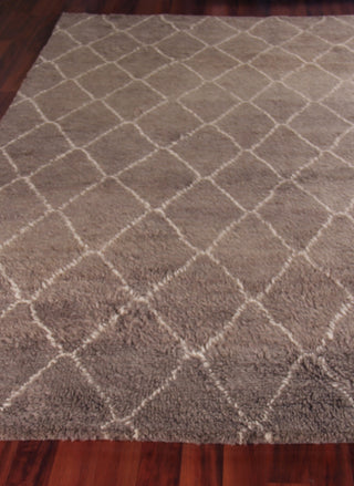 Exquisite Rugs Moroccan 2250 Brown Area Rug Closeup Image