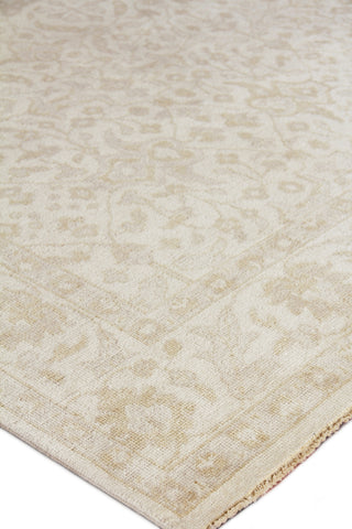 Exquisite Rugs Restoration 2254 Beige/Gold Area Rug Corner Image