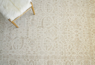Exquisite Rugs Restoration 2254 Beige/Gold Area Rug Lifestyle Image Feature