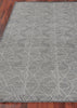 Exquisite Rugs Pavilion 2256 Charcoal Area Rug by The Met Closeup Image