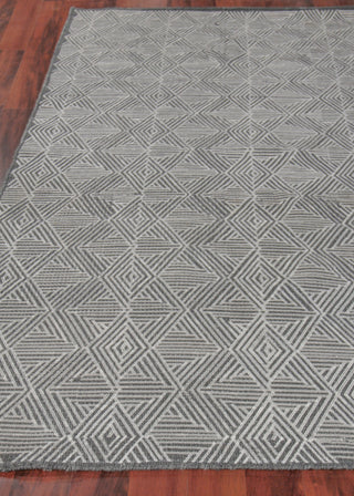 Exquisite Rugs Pavilion 2256 Charcoal Area Rug by The Met Closeup Image