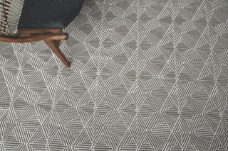 Exquisite Rugs Pavilion 2304 Gray Area Rug by The Met Detail Image