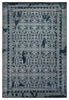 Exquisite Rugs Lexington 2380 Denim Blue/Light Blue Area Rug by The Met main image