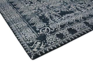 Exquisite Rugs Lexington 2380 Denim Blue/Light Blue Area Rug by The Met Corner Image