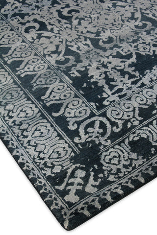 Exquisite Rugs Lexington 2380 Denim Blue/Light Blue Area Rug by The Met Lifestyle Image Feature