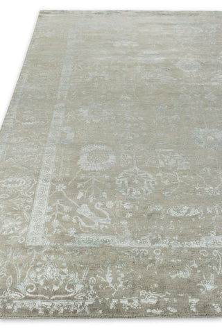 Exquisite Rugs Lexington 2384 Silver/Aqua Area Rug by The Met Pile Image