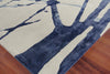 Exquisite Rugs Space Age 2426 Gray/Royal Blue/Navy Area Rug