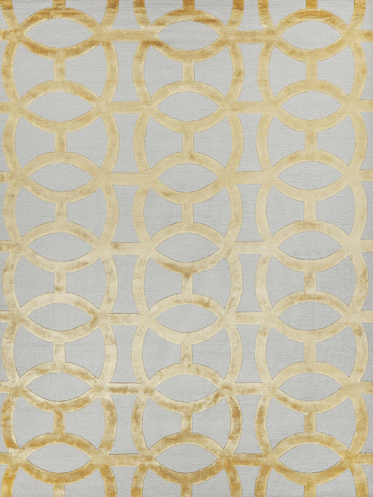 Exquisite Rugs Metro Velvet 2428 Gold/Beige Area Rug by The Met main image
