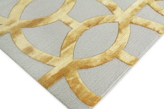 Exquisite Rugs Metro Velvet 2428 Gold/Beige Area Rug by The Met Corner Image