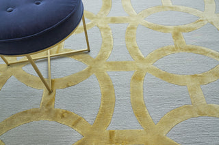 Exquisite Rugs Metro Velvet 2428 Gold/Beige Area Rug by The Met Lifestyle Image Feature