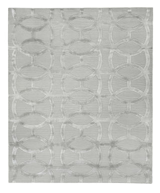 Exquisite Rugs Metro Velvet 2429 Silver/Beige Area Rug by The Met main image