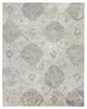 Exquisite Rugs Antique'd Silk 2431 Beige/Ivory/Gray Area Rug main image