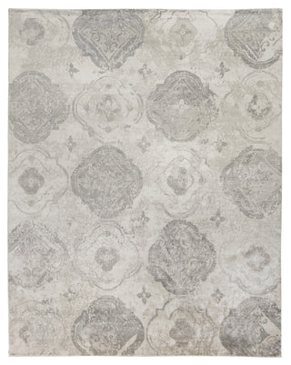 Exquisite Rugs Antique'd Silk 2431 Beige/Ivory/Gray Area Rug main image