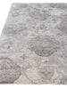 Exquisite Rugs Antique'd Silk 2431 Beige/Ivory/Gray Area Rug Closeup Image