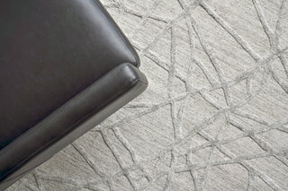 Exquisite Rugs Windsor 2440 Gray Area Rug Detail Image