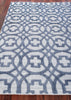 Exquisite Rugs Windsor 2450 Dark Blue/Gray Area Rug Closeup Image