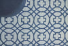 Exquisite Rugs Windsor 2450 Dark Blue/Gray Area Rug Detail Image