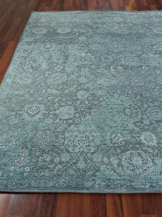 Exquisite Rugs Meena 2466 Blue/Light Blue Area Rug Closeup Image