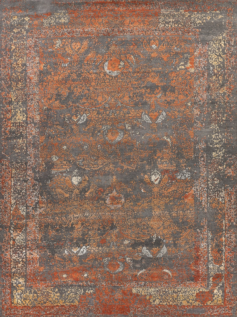 Exquisite Rugs Maison 2471 Gray/Orange Area Rug main image