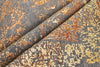 Exquisite Rugs Maison 2471 Gray/Orange Area Rug Pile Image