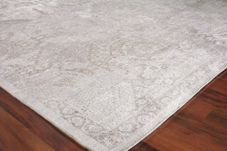 Exquisite Rugs Fine Mamluk 2480 Ivory/Taupe Area Rug Corner Image