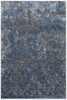 Exquisite Rugs Beverly 2484 Blue Area Rug Corner Image