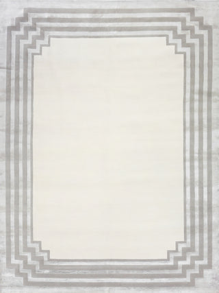 Exquisite Rugs Vero 2501 Ivory/Silver/Dark Gray Area Rug by The Met main image