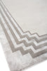 Exquisite Rugs Vero 2501 Ivory/Silver/Dark Gray Area Rug by The Met Detail Image