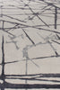 Exquisite Rugs Space Age 2502 Silver/Gray/Ivory Area Rug by The Met Lifestyle Image Feature